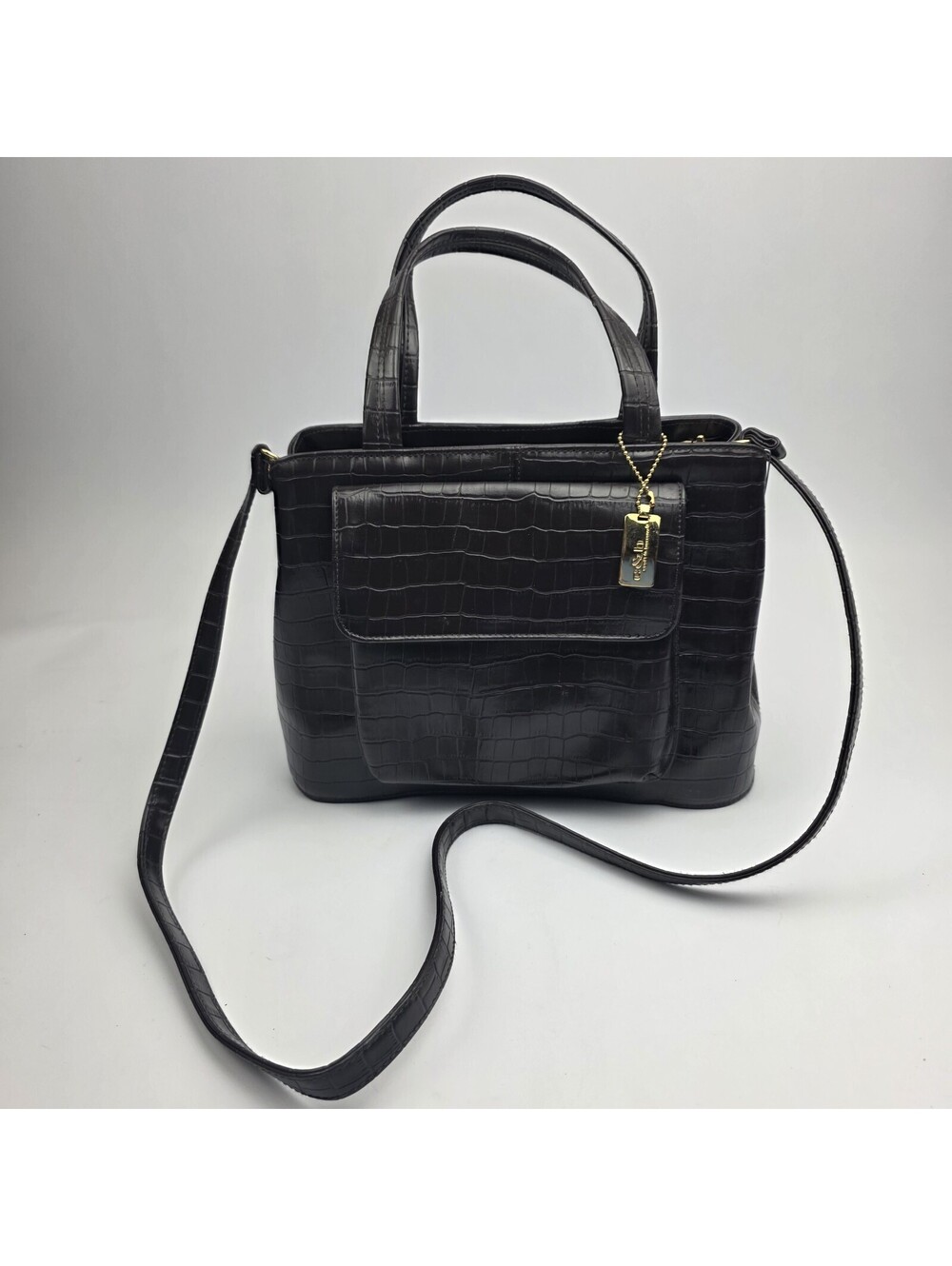 Croft & Brown Faux Croc Purse